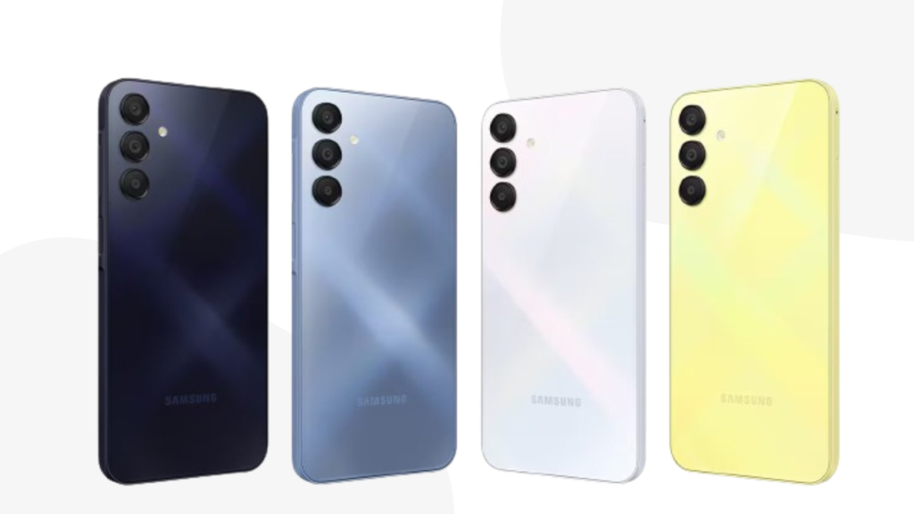 Samsung Galaxy A15 Different colors