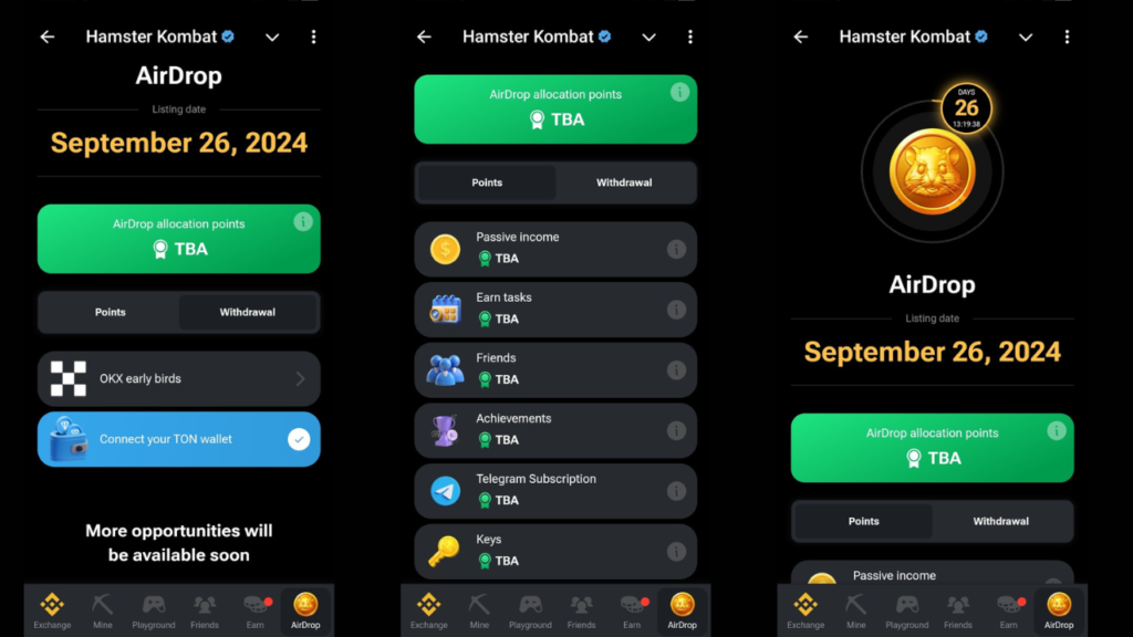 hamster kombat app screenshot