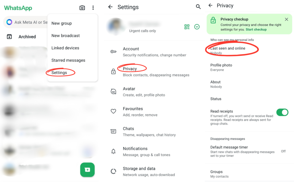 Configure Privacy Settings
